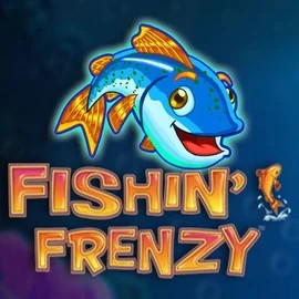 Fishin Frenzy logo by Blueprint Gaming Honeybetz Casino