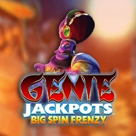 Jackpots logo of Genie Jackpots: Big Spin Frenzy from Blueprint Gaming at Honeybetz Casino