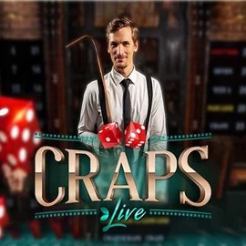 Live Craps logo – Live Casino by Evolution at Honeybetz Casino