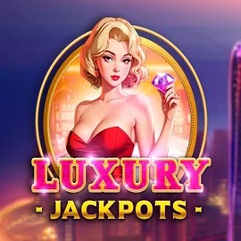 Luxury Jackpots logo by Triple Cherry at Honeybetz Casino
