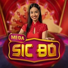 Mega Sic Bo online game logo by Pragmatic Play on honeybetz-casino.eu