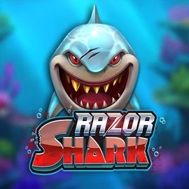 Slots logo of Razor Shark from Push Gaming at Honeybetz Casino