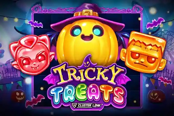 Tricky Treats game by Push Gaming – logo hosted on Honeybetz Casino
