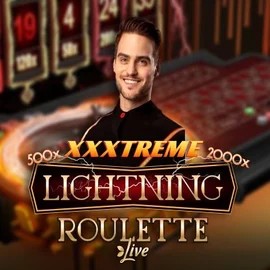Official Live Casino logo: XXXtreme Lightning Roulette by Evolution at Honeybetz Casino
